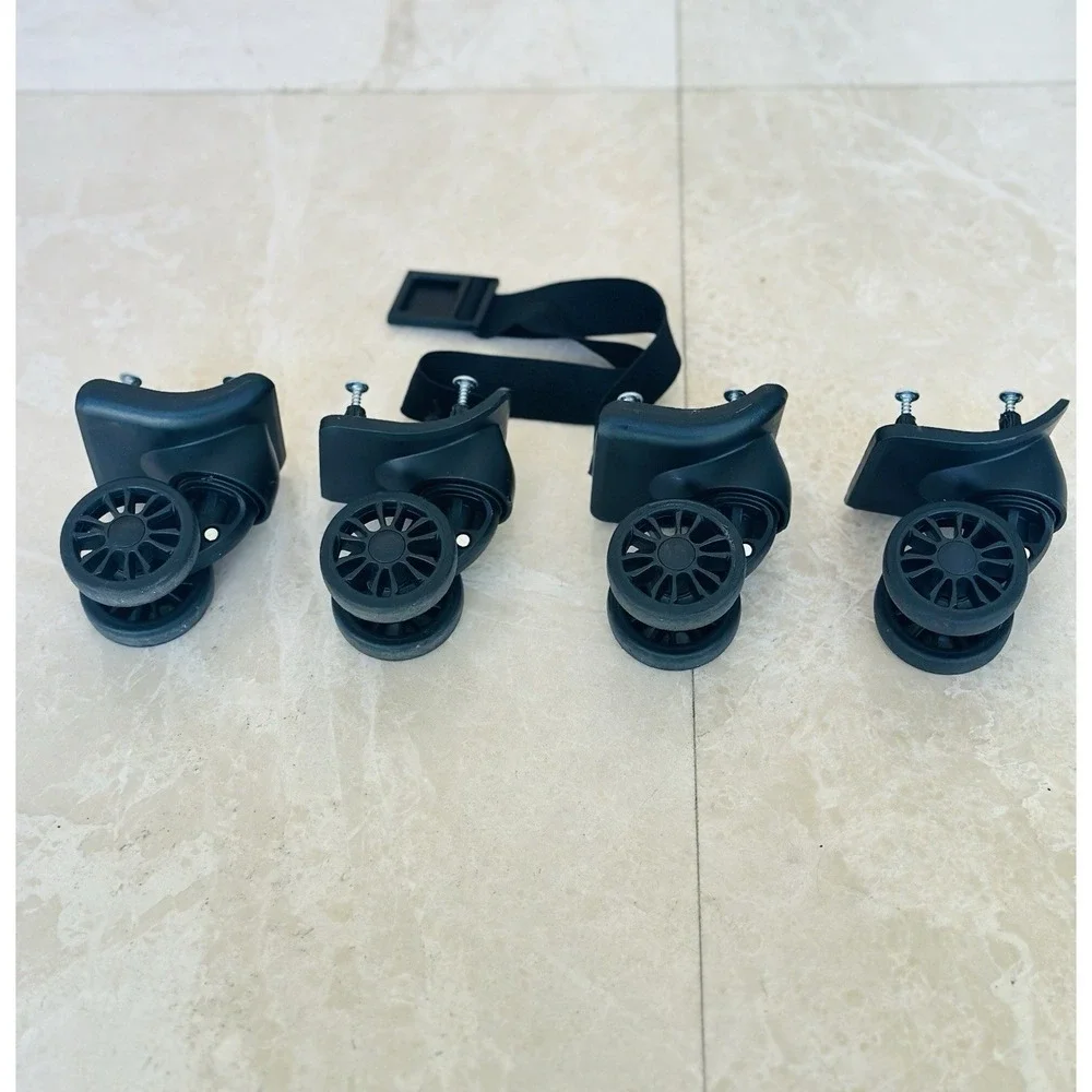 OEM Wheels Delsey Storm Plus Spinner Set of 4 Double Wheels From Large Suitcase